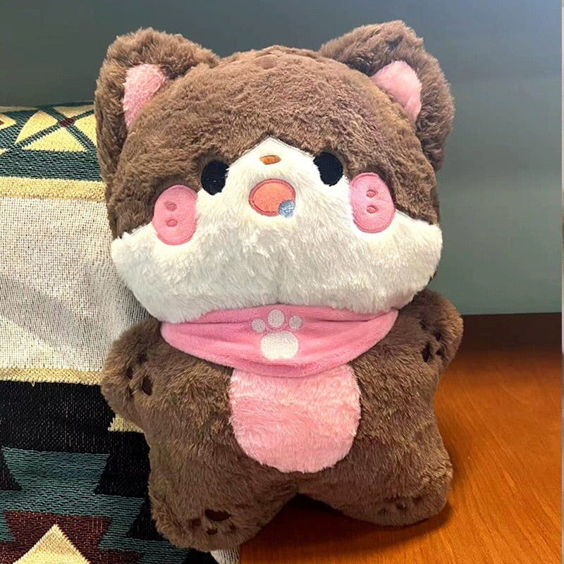 Fluffy Kawaii Cat Squad Plushies