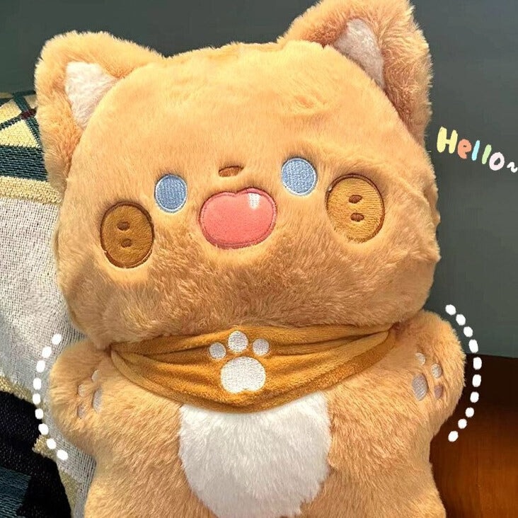 Fluffy Kawaii Cat Squad Plushies