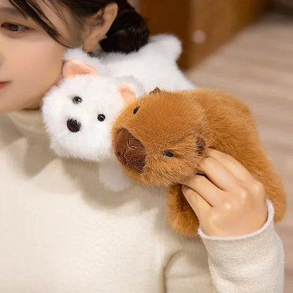 Fluffy Laying Animal Family Plushies