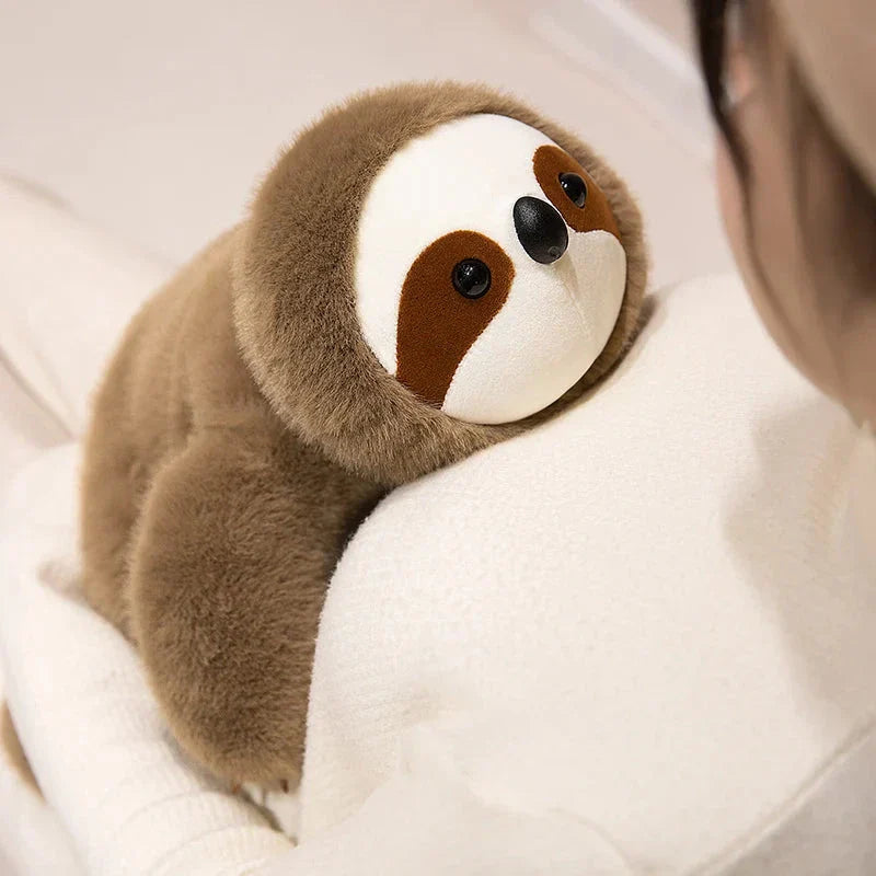 Fluffy Laying Animal Family Plushies