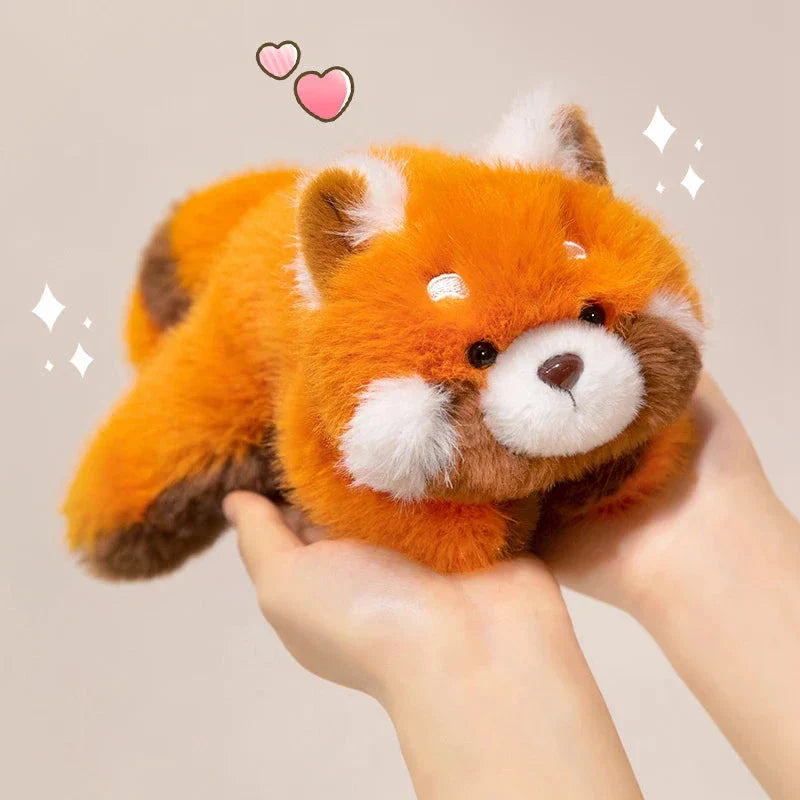 Fluffy Laying Animal Family Plushies