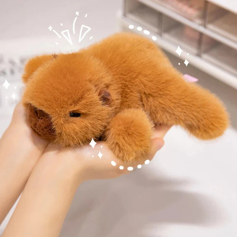 Fluffy Laying Animal Family Plushies