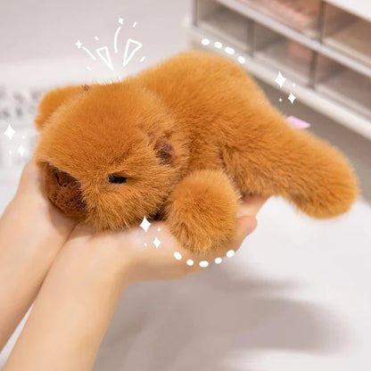 Fluffy Laying Animal Family Plushies