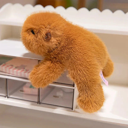 Fluffy Laying Animal Family Plushies