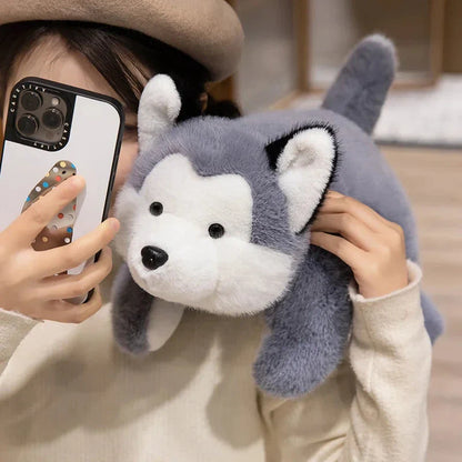 Fluffy Laying Animal Family Plushies