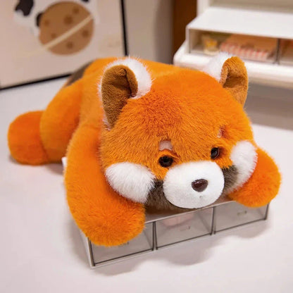 Fluffy Laying Animal Family Plushies
