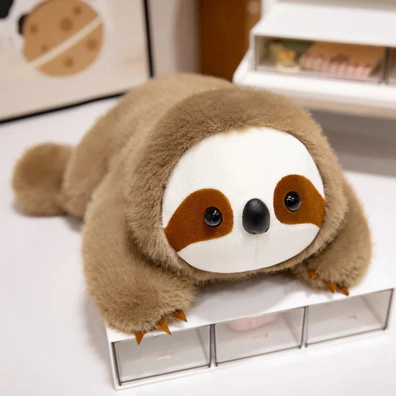 Fluffy Laying Animal Family Plushies