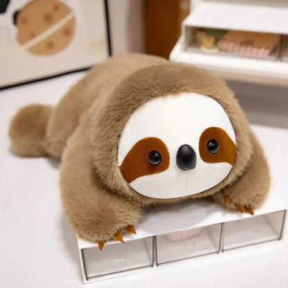 Fluffy Laying Animal Family Plushies
