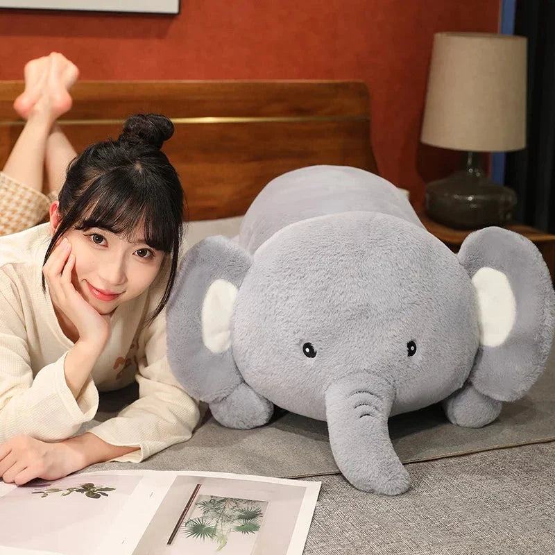 Fluffy Laying Elephant Family