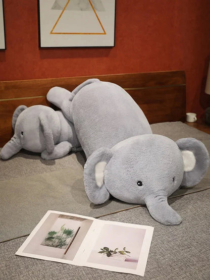 Fluffy Laying Elephant Family