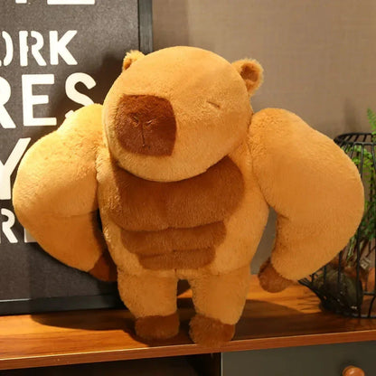 Fluffy Muscular Capybara Plush