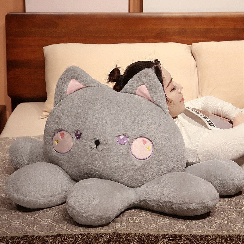 Fluffy Octo-Animal Fox Cat Bunny Bear Plushies