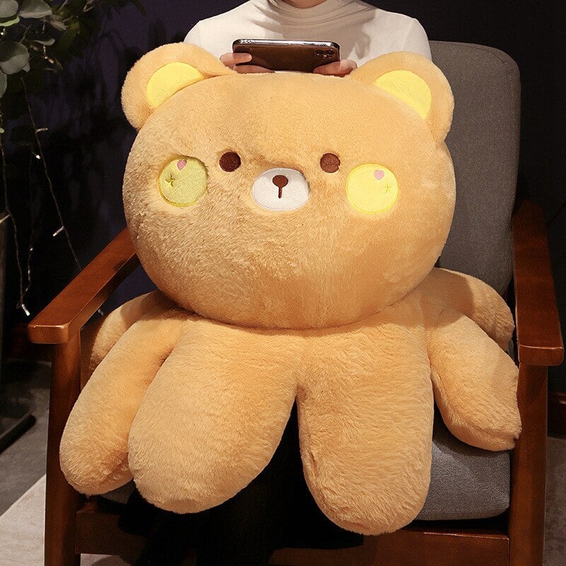 Fluffy Octo-Animal Fox Cat Bunny Bear Plushies