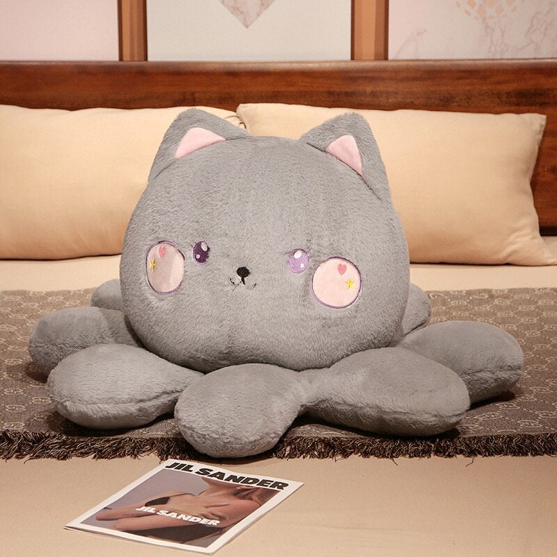 Fluffy Octo-Animal Fox Cat Bunny Bear Plushies