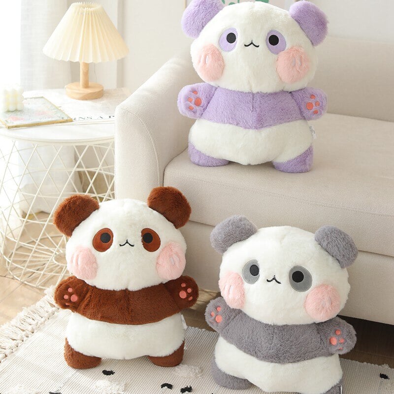 Fluffy Panda Squad Plushies
