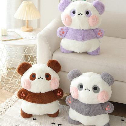 Fluffy Panda Squad Plushies
