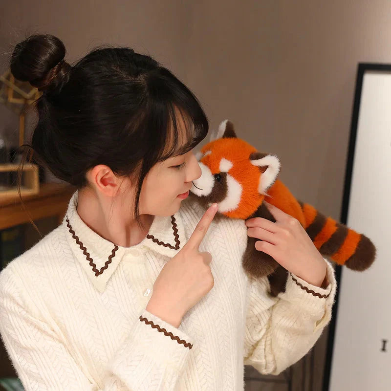 Fluffy Red Panda & Fox Plushies