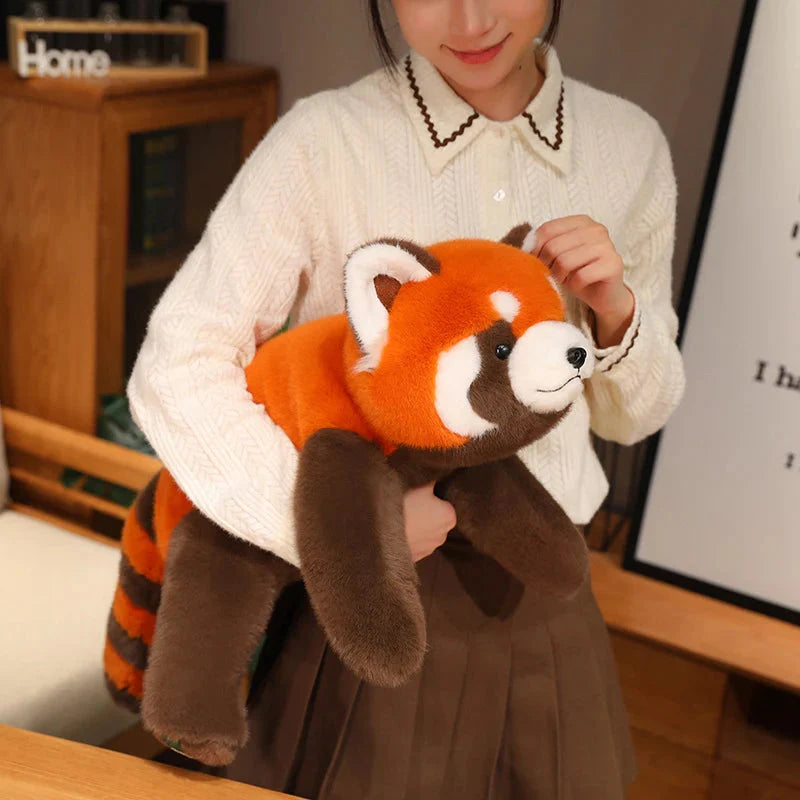 Fluffy Red Panda & Fox Plushies