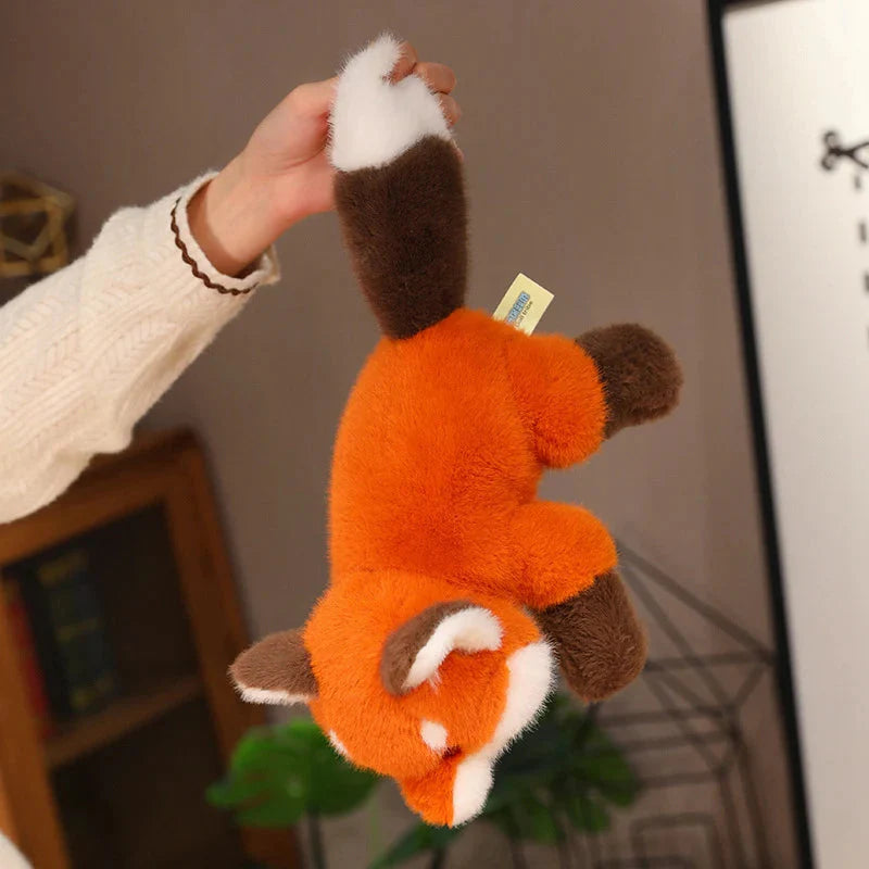 Fluffy Red Panda & Fox Plushies