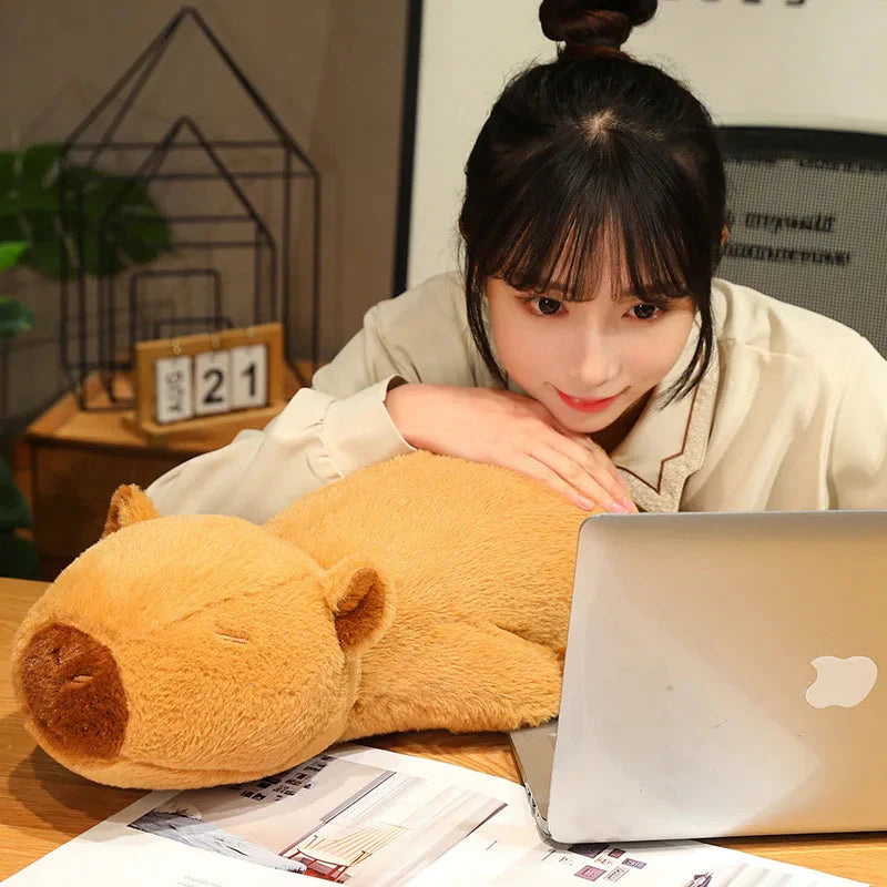 Fluffy Sleepy Capybara Plushies