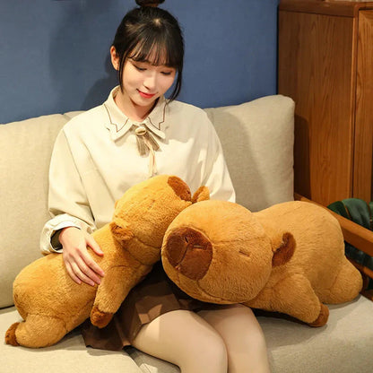 Fluffy Sleepy Capybara Plushies