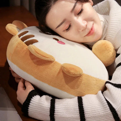 Fluffy Toastie Bread Cat Plushies