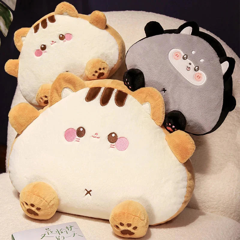 Fluffy Toastie Bread Cat Plushies