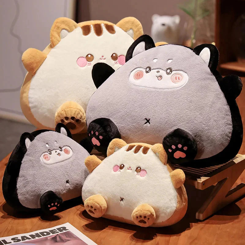 Fluffy Toastie Bread Cat Plushies