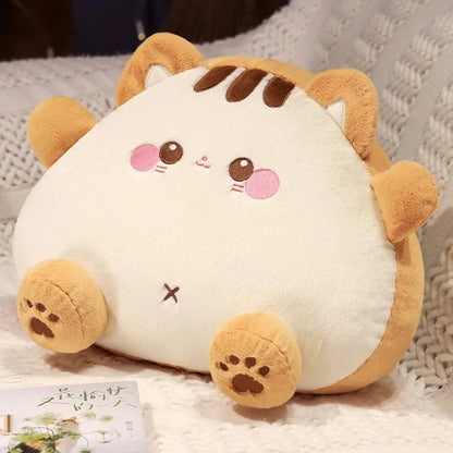 Fluffy Toastie Bread Cat Plushies