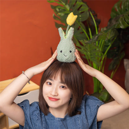 Friendly Cuddly Tulip 22cm Flower Pot Plushie Collection