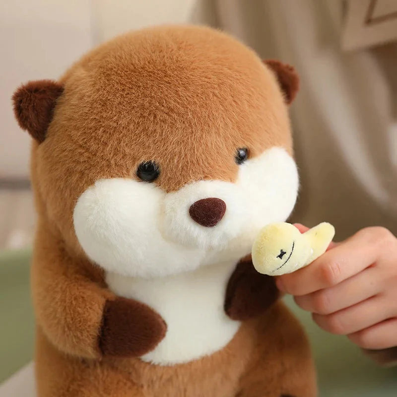 Friendly Otter Family