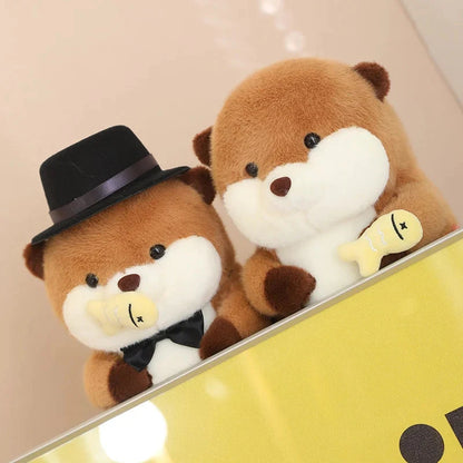 Friendly Otter Family