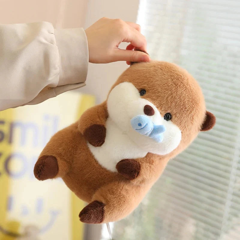 Friendly Otter Family