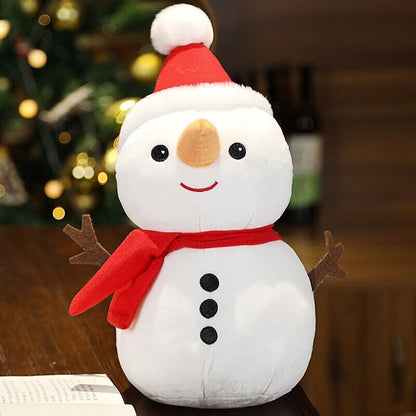Friendly Santa Reindeer Snowman Plushies