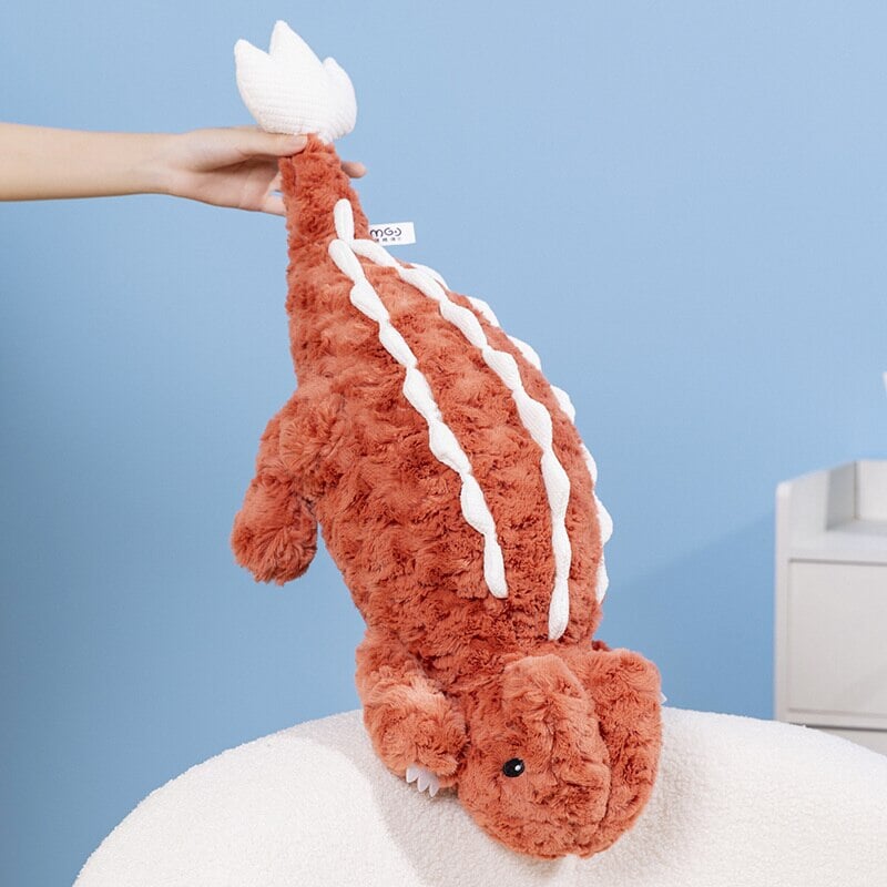 Fuzzy Cute Pink Red Lizard Plushies
