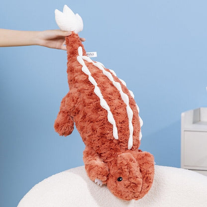 Fuzzy Cute Pink Red Lizard Plushies