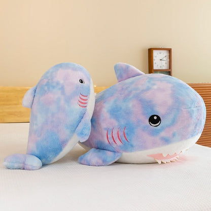 Fuzzy Rainbow Shark Plushie