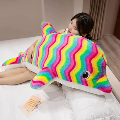Galaxy Rainbow Dolphin Plushies