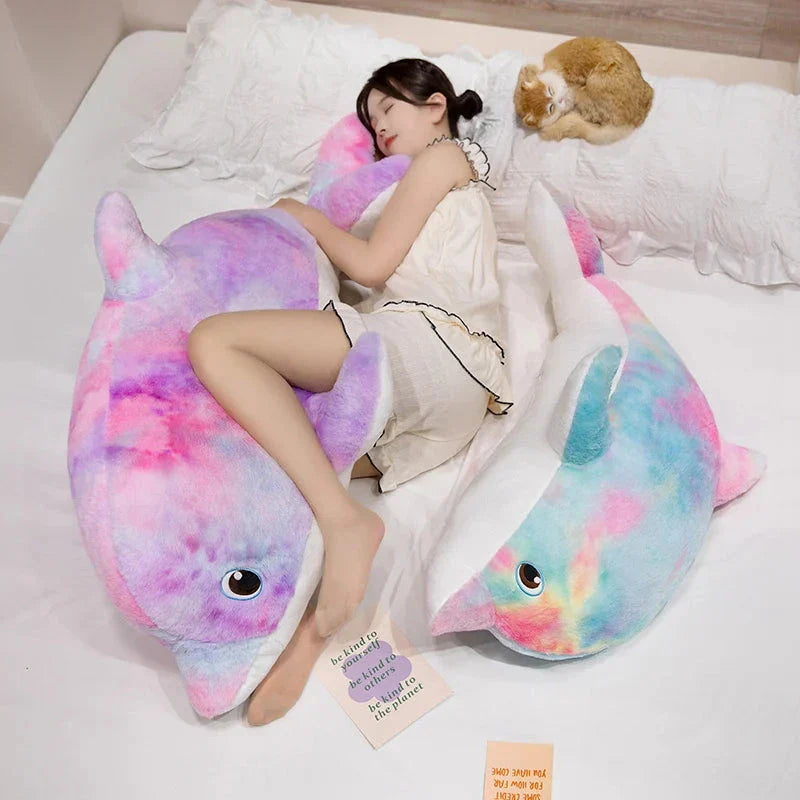 Galaxy Rainbow Dolphin Plushies