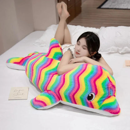Galaxy Rainbow Dolphin Plushies