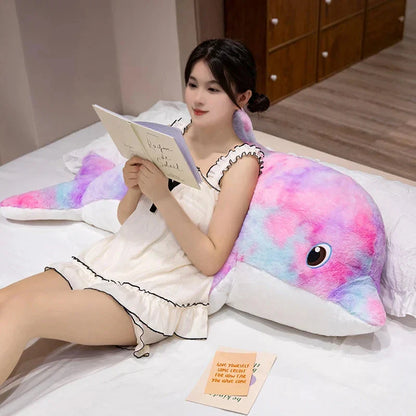 Galaxy Rainbow Dolphin Plushies