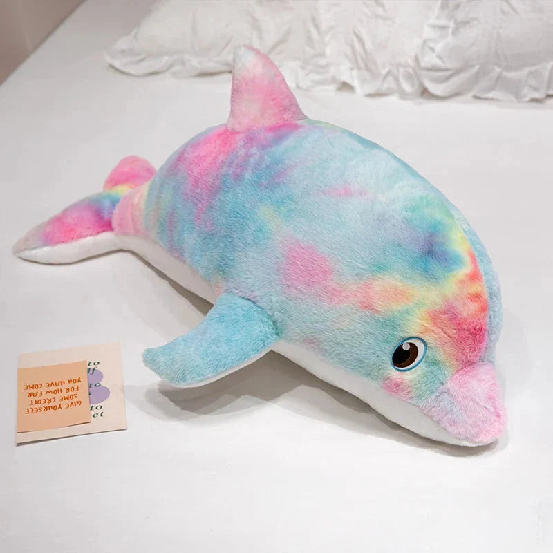 Galaxy Rainbow Dolphin Plushies