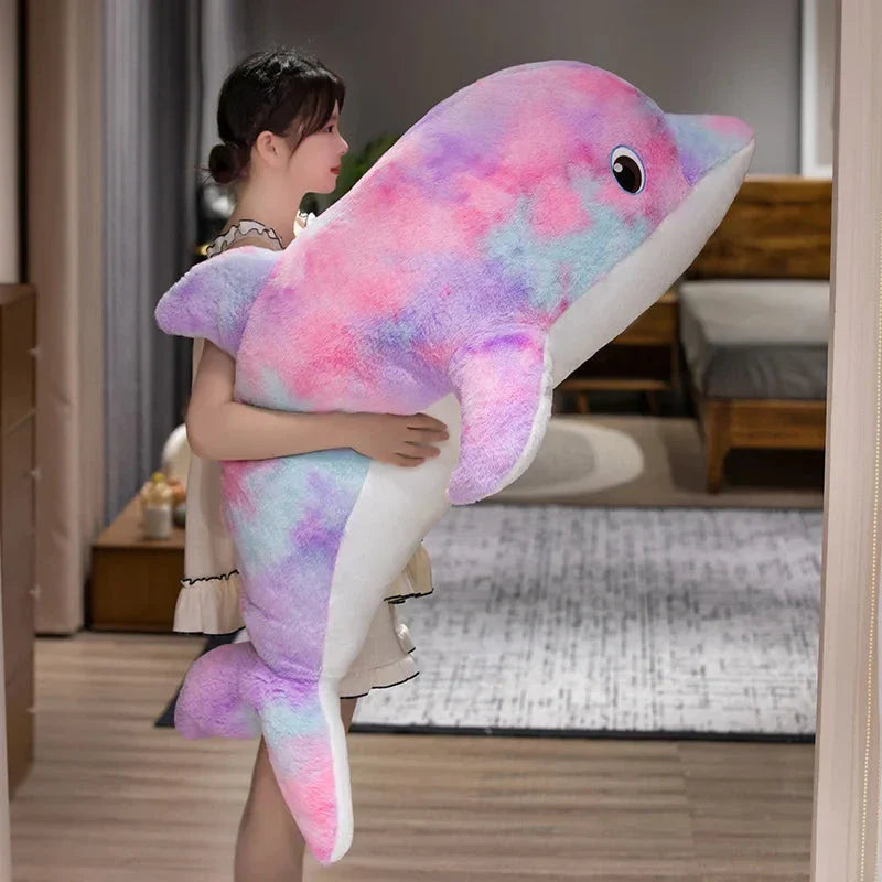 Galaxy Rainbow Dolphin Plushies