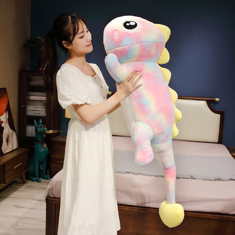 Galaxy Rainbow Pasco the Lizard Plushie