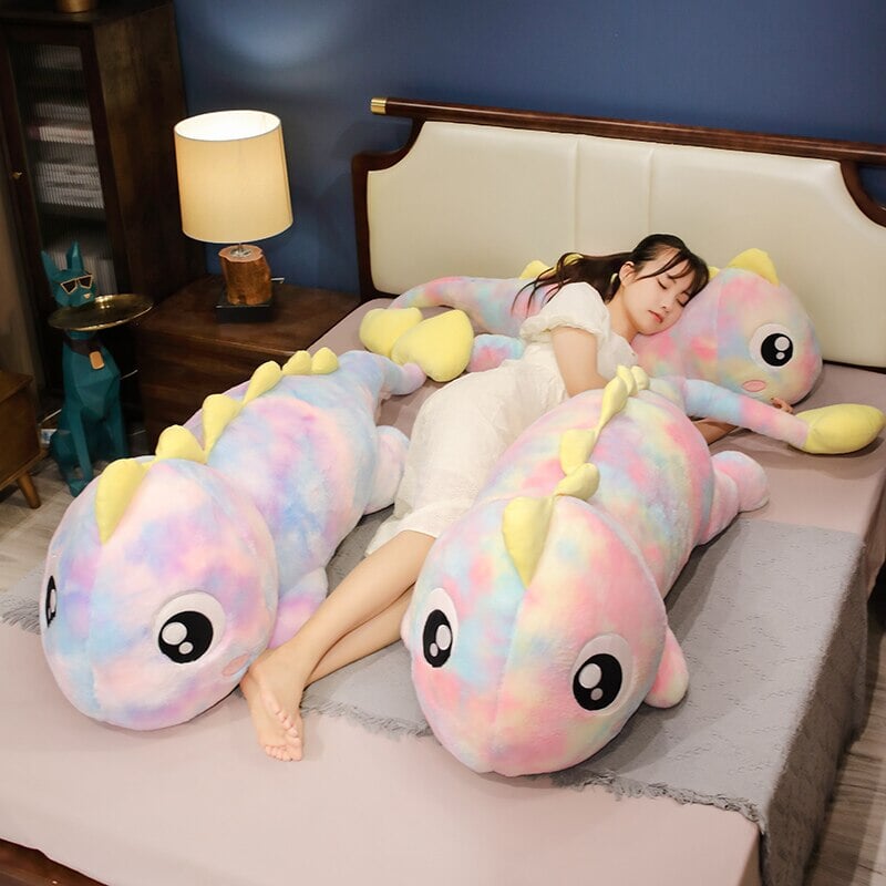 Galaxy Rainbow Pasco the Lizard Plushie