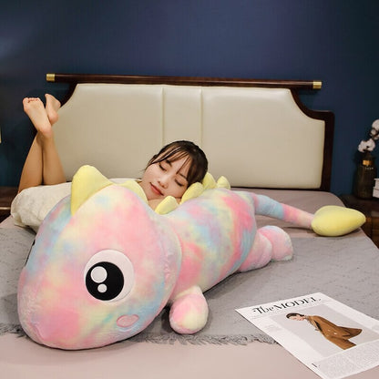 Galaxy Rainbow Pasco the Lizard Plushie