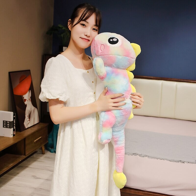 Galaxy Rainbow Pasco the Lizard Plushie