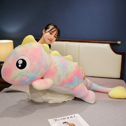 Galaxy Rainbow Pasco the Lizard Plushie