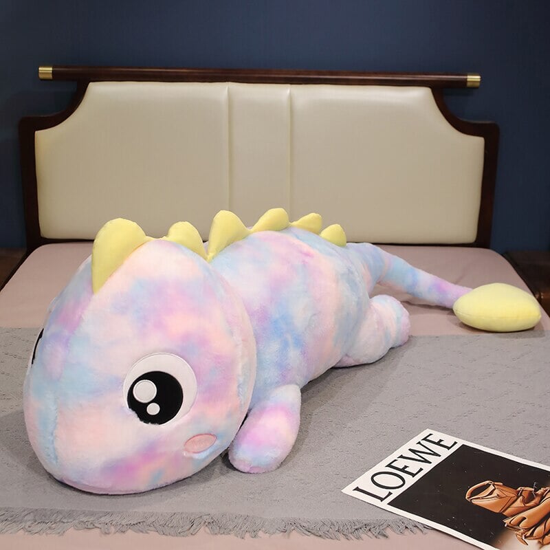 Galaxy Rainbow Pasco the Lizard Plushie