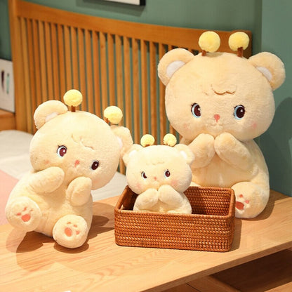 Gem the Bumble Bee Brown Bear Plushie